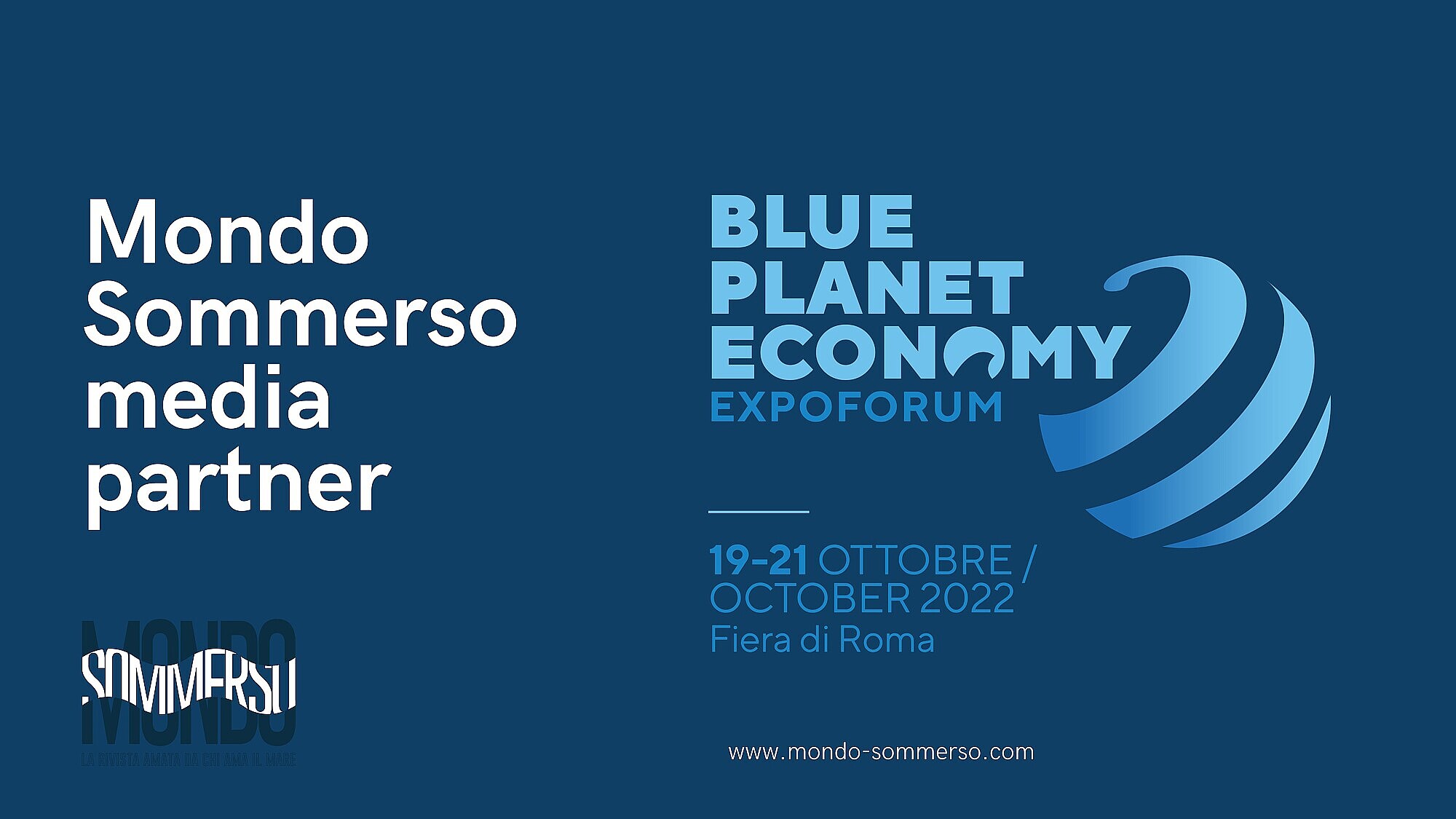 Logo Blue Planet Expoforum mediapartner 2022